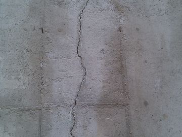 Picture of a Structural Foundation Crack