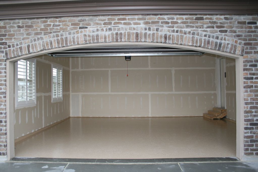Epoxy Floor Coating on Garage Floor.