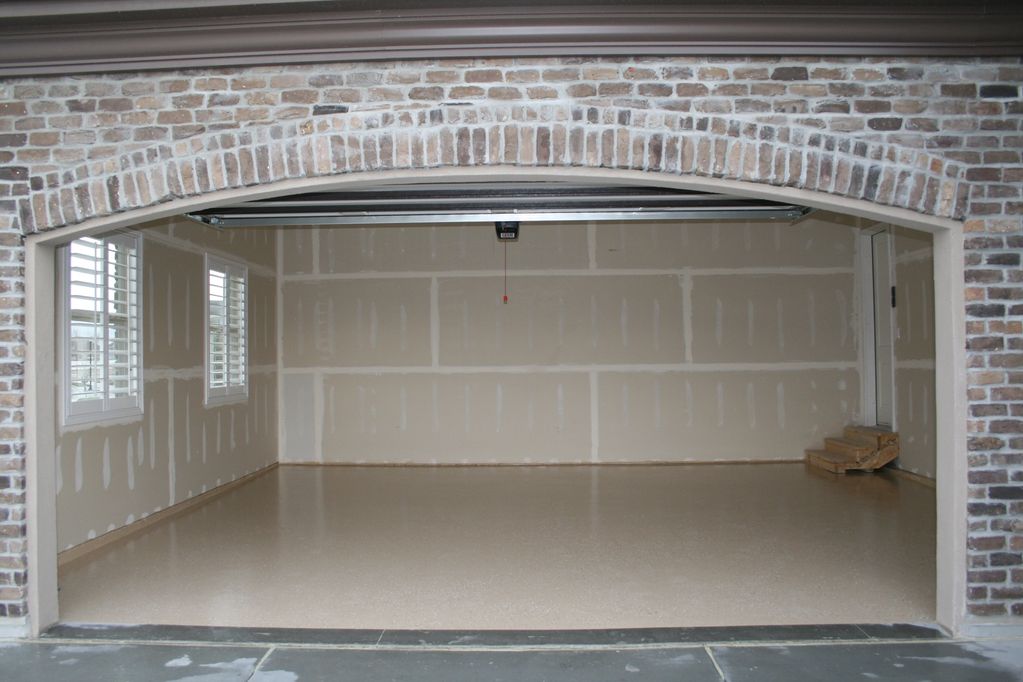 Epoxy Floor Coating on Garage Floor.