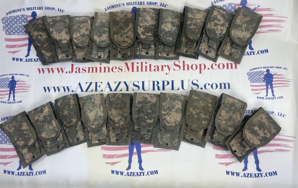 Army ACU Molle II M-Series Double Mag Ammo Pouches USED - Lot of 20 - SUPER SALE