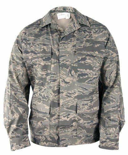 USAF US Air Force Military Airman's Battle Ensemble ABU Camo BDU Coat | USED