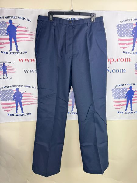 Navy Blue Pleated Women’s Utility Work Pants 16MPx30