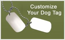 Custom Military Dog Tag Set | Personnel Identification Tag & Necklace | 8465002616629