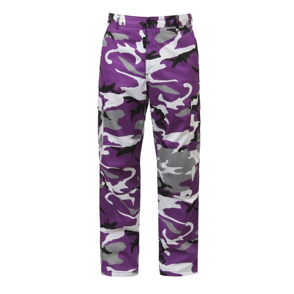 Ultra Violet Purple Camo BDU Military Pants | XL Regular | SALE