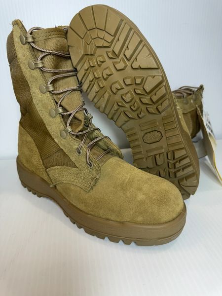 ARMY HOT WEATHER COMBAT BOOTS | COYOTE BROWN | 5 REG | NEW