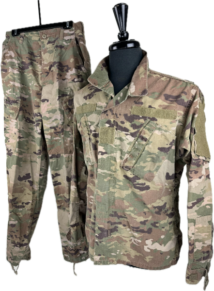 OCP Multicam Unisex Army Combat Uniform BDU Shirt & Pants Set | Small Reg | Used