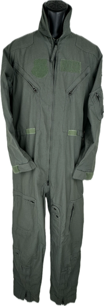 Men's CWU-27/P Flyers Coveralls, TYPE I CLASS 1 Sage Green 1659 42REG USED