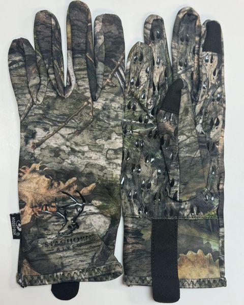 Mossy Oak Elements Camo Staghorn River Light-Weight Hunting Gloves