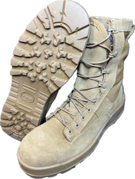 US Army Goretex Temperate Combat Boots Coyote Brown 10.5R New