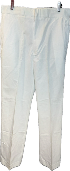 MEN'S WHITE TROUSERS PANTS 30-SHORT NSN 6532-00-110-8290 | EUC