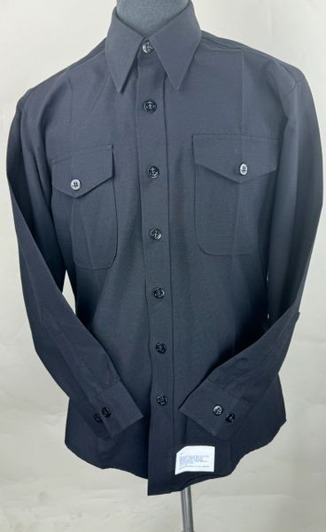 US NAVY MAN'S BUTTON-UP LONG/SLEEVE SHIRT 16.5X33