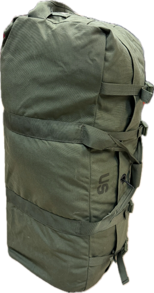 USGI Improved Duffel Bag, OD Green, Duffle Back Pack | 8465016046541 | EUC