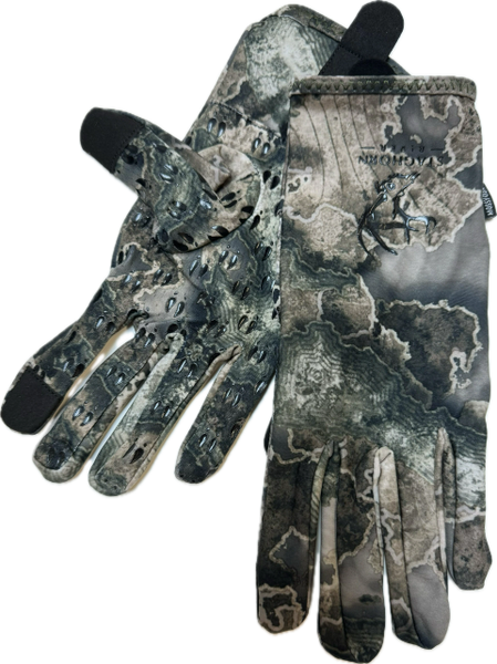 Mossy Oak Elements Camo Staghorn River Light-Weight Hunting Gloves