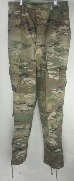 US Army Combat Uniform Trouser BDU Pants Unisex Multicam OCP Camo SMALL X-LONG EUC