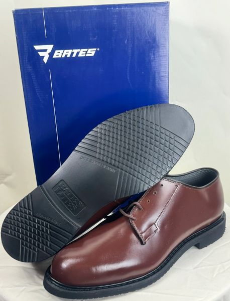 Bates E00082D Mens BROWN Leather Uniform Oxford Shoes MEN'S SIZE 12D (Reg) NEW