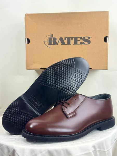 Bates E00082D Mens BROWN Leather Uniform Oxford Shoes MEN'S SIZE 11E (WIDE)