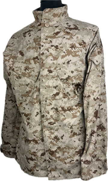 USMC Marine Corps Desert Marpat MCCUU Coat Shirt Top Combat BDU | LARGE REG