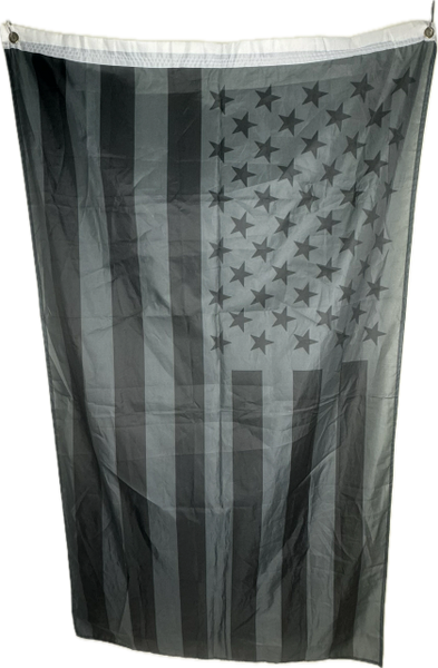 USA Blackout Flag (No Quarter) 3x5ft Black American Flag