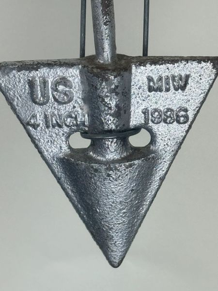 USGI Military Ground Anchor, 4Inch Arrowhead w/Anchoring Wire 4030009722670
