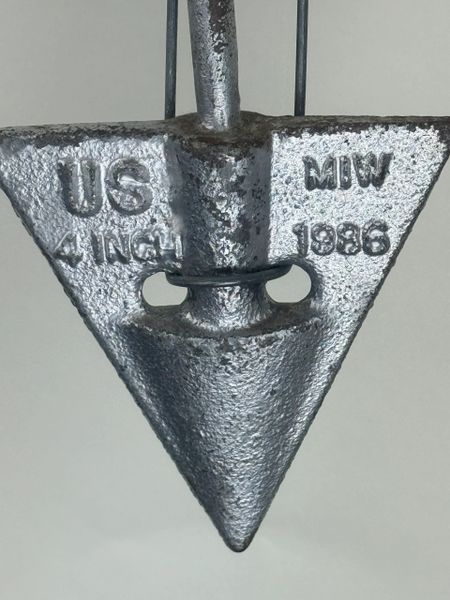 Military Ground Anchor, 4Inch Arrowhead w/Anchoring Wire 4030-00-972-2670