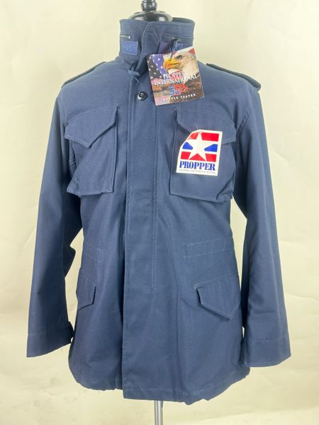 M65 Field Jacket Cold Weather Coat | Navy Blue | Small Long NWOT