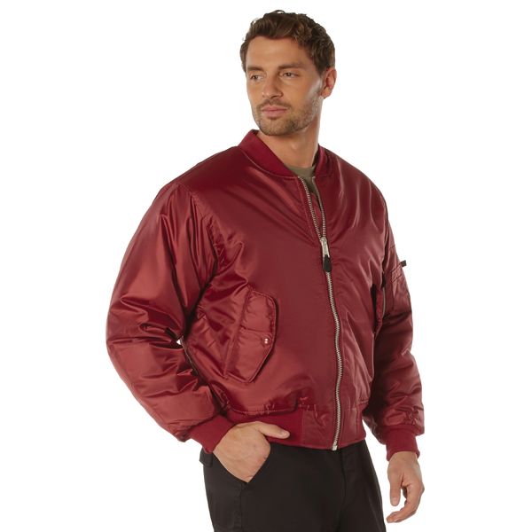 Red MA-1 Bomber Flight Jacket | 7474