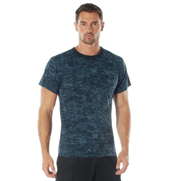 MIDNIGHT BLUE DIGITAL CAMO T-SHIRT | 88947