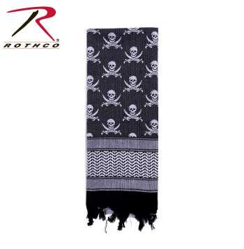 Rothco Skulls Shemagh Tactical Desert Scarf