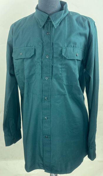 Tru-Spec Long-Sleeve Lightweight Poly/Cotton RipStop Dress Shirt | XL-Long | Green 1468026