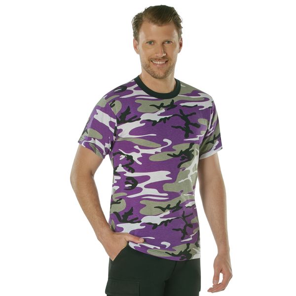 PURPLE ULTRA VIOLET CAMO T-SHIRT