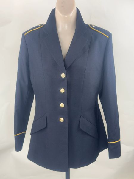 Women's Army ASU Enlisted Dress Blues Service Uniform Jacket/Coat | 12MP | USED