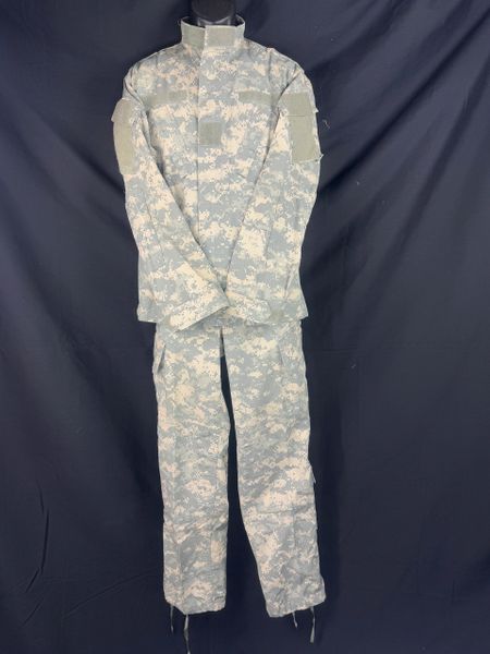 Army ACU Digital Camo BDU Combat Uniform Shirt & Pants Set | Medium Reg USED