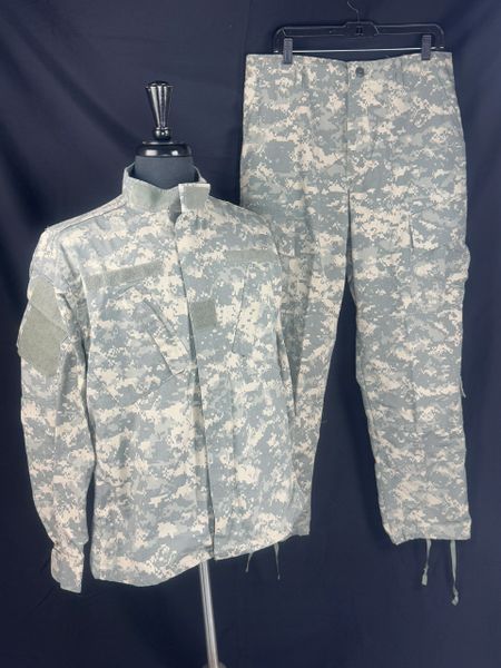 Army ACU Digital Camo BDU Combat Uniform Shirt & Pants Set #2 | Medium Reg USED