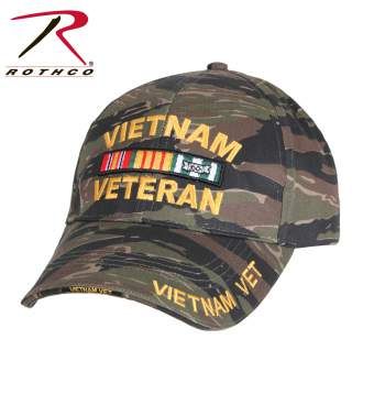 Deluxe Low Profile Vietnam Veteran Tiger Stripe Cap | 9494