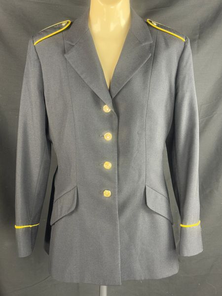 Women's Army ASU Enlisted Dress Blues Service Uniform Jacket/Coat | 12MR | USED