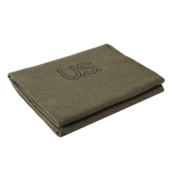 Rothco U.S. Olive Drab Green 70% Virgin Wool Blanket | USA Made