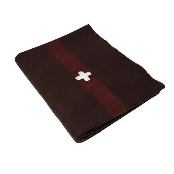 Rothco Swiss Army 70% Wool Blanket w/Cross