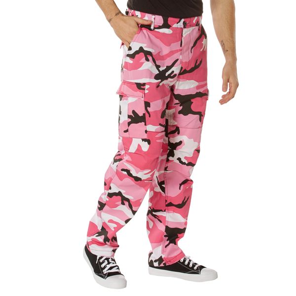 Pink Camouflage Tactical Cargo BDU Pants | 8670