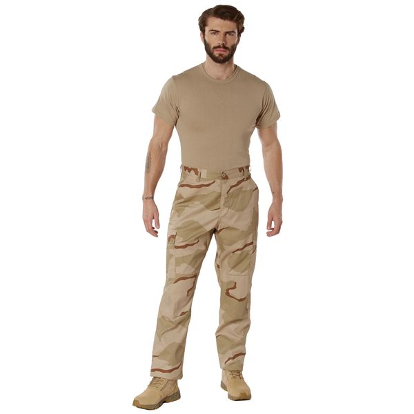 Tri-Color Desert Camouflage Tactical Cargo BDU Pants | 8965