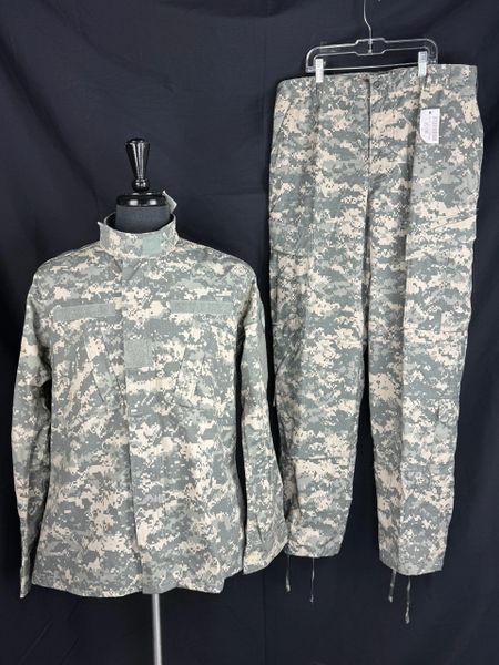 Army ACU Digital Camo BDU Combat Uniform Shirt & Pants Set | Medium Reg NWT