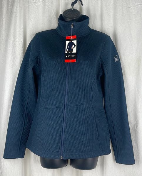 Women's Spyder Frontier Lightweight Zipper Jacket Navy-Blue | Medium | NWT