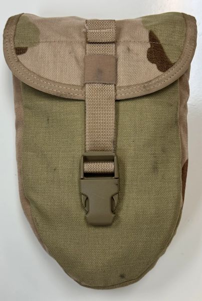 DCU 3-Color Desert Camouflage MOLLE E-Tool Carrier Pouch NSN 8465-01-515-7664 | EUC