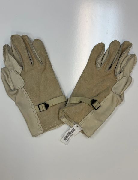 US Military Heavy Duty Unlined Cattlehide Gloves | 8415002687869 | Size 3 (Medium)