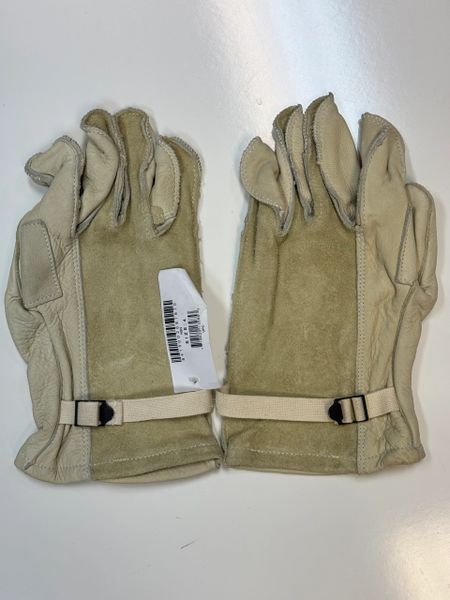 US Military Heavy Duty Unlined Cattlehide Gloves | 8415002687870 | Size 4 (Large)