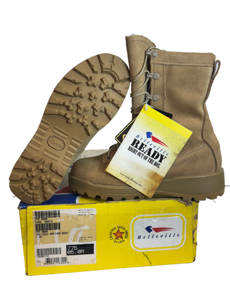 Belleville 775 Goretex 600g Insulated Waterproof Desert Tan Combat Boot | Men's 5R | NEW