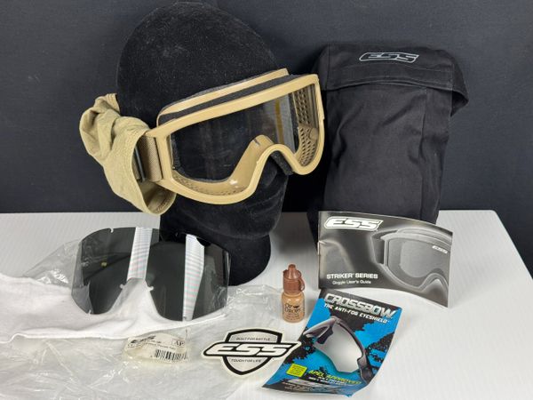 ESS APEL Eye Pro Land Ops Unit Issue (Terrain Tan 499) Eye Goggle Kit Set | NEW