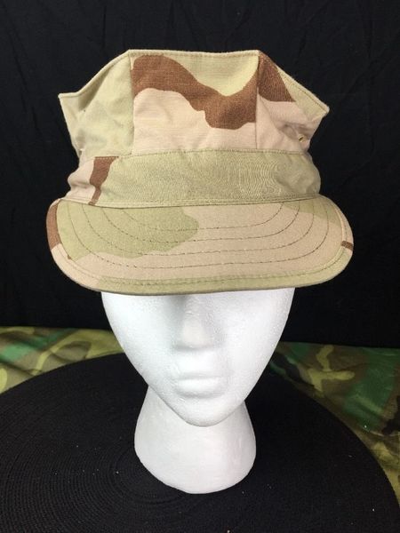 USMC UTLITY CAP | DESERT CAMO | NEW