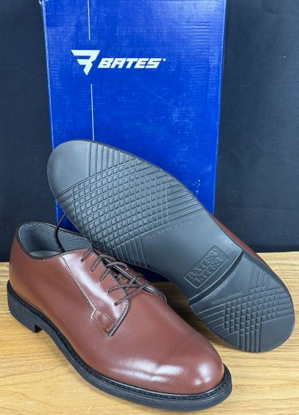 Bates E00082D BROWN Leather Uniform Oxford Shoes MEN'S SIZE 11.5D (Reg) BLEM #2