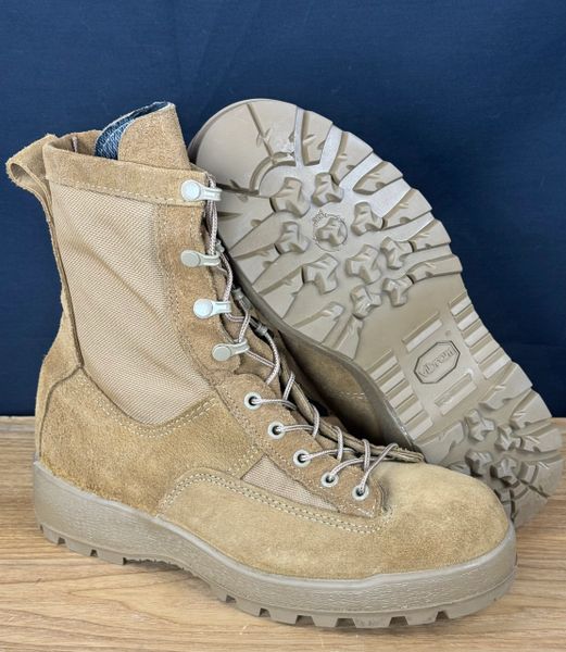 McRae Men's Army Coyote Brown Goretex Waterproof Combat Boots Size 8.5W NWOT