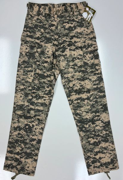 ACU Digital Camo BDU Military Pants Rothco Camouflage Tactical Pant Small Reg NWT